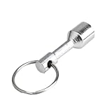Vktech Super-Strong Neodymium Pocket Chain Split Ring Keyrings Test Magnet Holder Pack of 2