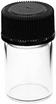 DabJars : 10 x Glass Jars (11"x0.65" / 2ml) for hobby paint arts crafts oils supplies storage DIY jewelry beads gems small tiny mini minatue glitter hobbiest wholesale resale retail resell packaging cosmetic oils