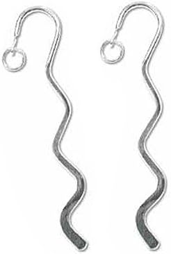 Silver Plated Bookmark - Fun Craft Beading Project 3.35 Inches (2)