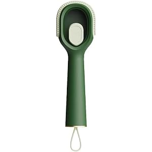 Shoe Cleaning Brush with Handle Reservoir,Liquid Dispensing Scrubber for Sneakers,Soft Bristle Laundry Brush