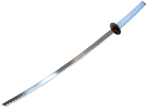 Isaazon 40.5" Collectible Dragon Katana Samurai Sword Ninja Blue