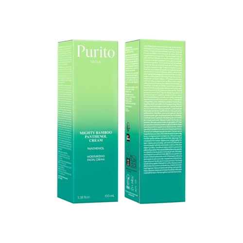 PURITO Panthenol 10% Barrier Cream | Face Moisturizer for Skin Barrier Repair | All skin types, sensitive and blemish-prone skin | Non-Comedogenic, Vegan | Korean Skincare, 100mL, 3.38 fl.oz