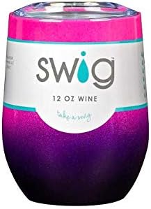 Occasionally Made Swig Wine Cup (Pink Fades to Purple)