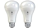 GE Lighting 42979 Relax HD LED (75-Watt Replacement), 1100-Lumen A21 Bulb, Medium Base, Soft White, 2-Pack, Title 20 Compliant