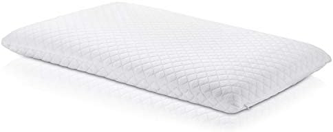 Ultra Slim Sleeper Gel Infused Memory Foam Pillow Extra Low