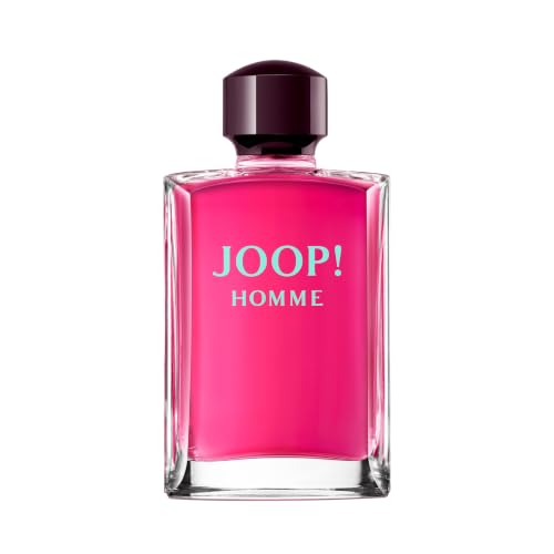 Joop! Homme Eau de Toilette – Eau de Cologne ambrée pour homme – À la fleur d’oranger, au jasmin et au bois de santal – Parfum longue tenue, 200ml