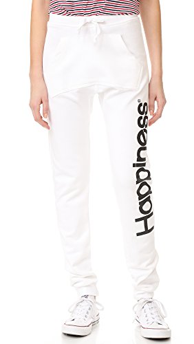 Happiness Women’s Happiness Sweatpants, White, Medium