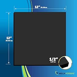 Mega Format Expanded PVC Plastic Sheets - 12" X