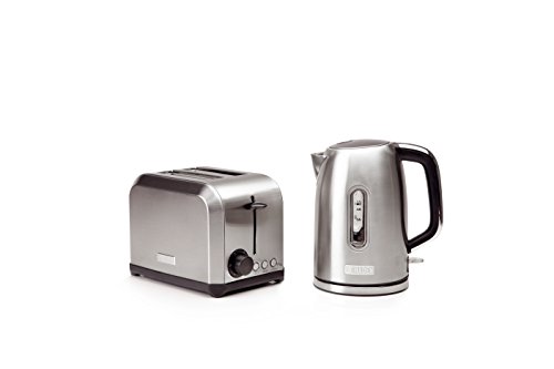 Haden Hampton Kettle and Toaster Set Stainless Steel