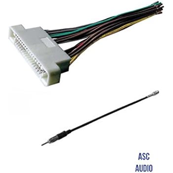 Amazon.com: ASC Audio Car Stereo Radio Wire Harness and Antenna Adapter