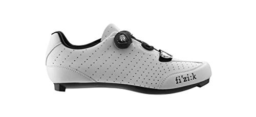 Fizik R3 UOMO BOA Road Cycling Shoes, White/Black, Size 40 White/Black