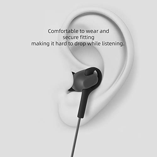 atongm Wired Earphones, Wired Headphones with Microphone and Volume Control, Noise Isolating Earphones, Flat Wired Earbu