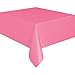 Hot Pink Solid Rectangular Plastic Table Cover (54