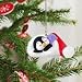 Hallmark 795QXM8562 Miniature Petite Penguins #2 Santa Hat Keepsake Christmas Ornaments