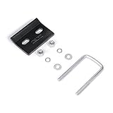 DEDC Hitch Tightener for 2inch Hitches, Anti-Rattle Hitch Stabilizer 2 inch Steel Heavy Duty Rust Free No Sway Lock Down Easy Installation Tow Hitch Clamp