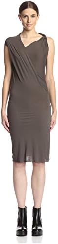 Rick Owens Lilies Women's Twisted Tunic, Dark Dust, 42