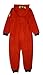 Lego Ninjago Little Boys' Red Hooded One-Piece Pajamas 6-7
