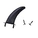 A ALPENFLOW G5, G4 and 9 inches Fin Surfboard Black Fins for Surfboard Softboard and SUP Stand Up Paddle Board