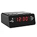 Alarm Clock Radio, Digital Alarm Clock, Clock Radios with AM/FM, Sleep Timer, Dimmer, Snooze, 0.6” Digital LED Display and Battery Backup Function for Bedroom, Office, Table and Desk