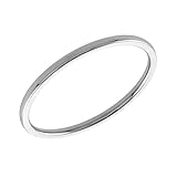 Stainless Steel Plain Midi Ring 1mm Toe Ring Baby Ring Domed Stackable Polished Comfort Fit, sizes 1-6
