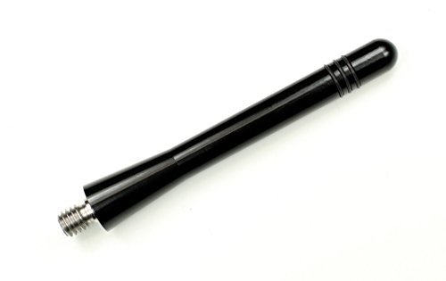 AntennaMastsRus - Made in USA - 4 Inch Black Aluminum Fender is Compatible with Antenna Hummer H2 (2003-2009)