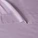 Amazon Basics Lightweight Super Soft Easy Care Microfiber 4 Piece Bedsheets Set with 14-Inch Deep Pockets, Queen, Frosted Lavender, Solid