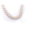 Tosnail-Three-Strands-of-White-Twisted-Cotton-Ropes-35-inch-Diameter-33-Feets-Length Tosnail-Three-Strands-of-White-Twisted-Cotton-Ropes-35-inch-Diameter-33-Feets-Length