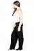 TOP LEGGING TL Womens Made in USA Comfy Wide Leg Long Boho Maternity Palazzo Gaucho Pants Black,Large