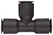 Legris 3104 60 00 Nylon Push-to-Connect Fitting, Union Tee, 3/8