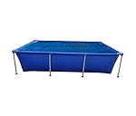 6' Blue Rectangular Floating Solar Cover for Steel Frame Swimming Pool