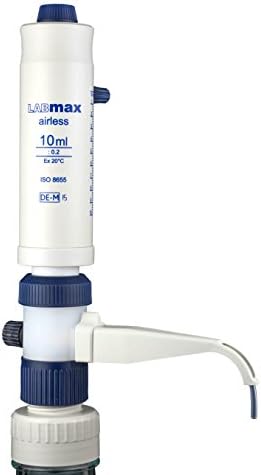 witeg Bottle-Top Dispenser Labmax airless 1,0-10ml, contactless piston, 100% drip-free, made in Germany
