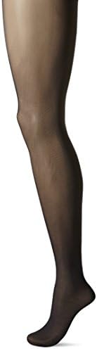 Emilio Cavallini Women's 2-Pack Sheer Control Top Tight Set, Medium Gray/Black, L/XL