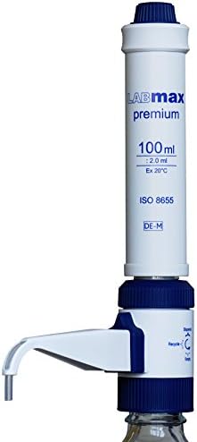 witeg 5 370 906 Dispenser, Labmax premium, recalibrateable, 0% loss of reagent, DE-M marked, 10.0ml-100.0ml