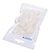 BLUECELL 50pcs White Color Plastic 10mm Snap in Locking Hole/Tube Fastener Cover, Hole Plug
