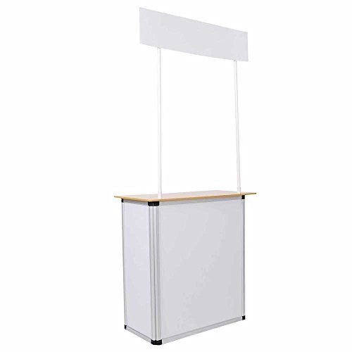 Popup Promotion Counter Table Booth Aluminum Frame Demo Display Kiosk Trade Show