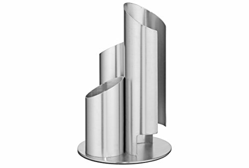 Esmeyer 400-2647 Portionsspender Multi aus mattiertem Edelstahl, für Milchdöschen, Zuckertüten und Rührstäbchen – Bild 7