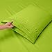 Nestl Deep Pocket Twin Sheets: 3 Piece Twin Size Bed Sheets with Fitted Sheet, Flat Sheet, Pillow Cases - Extra Soft Microfiber Bedsheet Set with Deep Pockets for Twin Sized Mattress - Garden Green