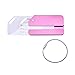 Metal Luggage Tags Pink Baggage Suitcase Travel Labels, 6 Pack By V-story