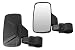 BETOOLL Upgraded Adjustable Pair UTV Side Mirror Set 1.75 or 2inch Roll Bar Cage, Universal UTV Side View Mirrors High Impact(Pack of 2)