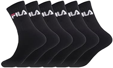 Chaussette Homme Coton - Lot de 6 - Chaussettes Sport Homme, Ajustement Parfait & Respirantes, Taille 39/42 - Noir