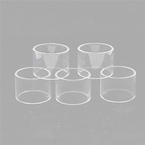 RUIYITECH Straight Replacement Glass Tank Replacement glass tube for DIGIFLAVOR Siren 2 MTL 22MM 2ML (5 pack)