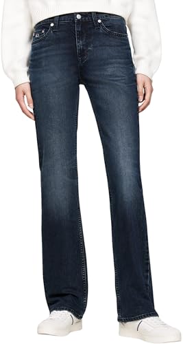 Tommy Jeans Vaqueros Mujer Maddie Bootcut Fit, Azul (Denim Dark), 29W/34L