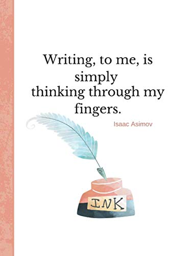 Writer's Quote Notebook: A 6 x 9" journal or notebook with college-ruled lined white paper.