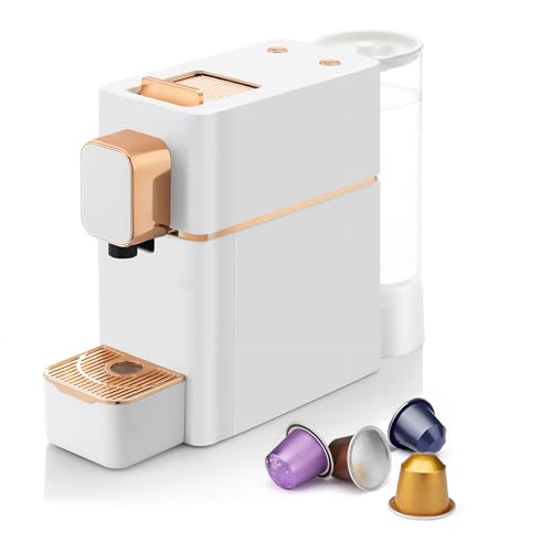 Photo 1 of Espresso Machine for Coffee Capsules Compatible with Nespresso OriginalLine Machine, Espresso Maker for Nespresso OriginalLine, Bestpresso Coffee Capsules Peet's Espresso more (White)