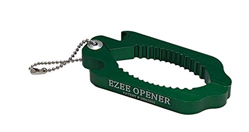 Ezee Opener - (Green) Aluminum Keychain Multi use