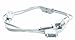 Woods Light Duty Extension Cord, 15Ft, 18/2, SPT-2, Indoor Household Cord, 9 Outlets, White, 2188