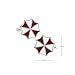 Resident Evil Umbrella Corporation Red White Silver Cufflinks