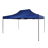 OTLIVE 10'x15' Commercial Canopy Event Party Easy Pop Up Instand Tent Adjustable (Blue)