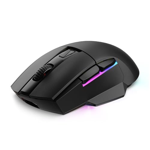 Sharkoon Skiller SGM50W Black, Wireless Optical Gaming Maus, RGB, PBT Button 4