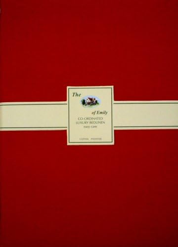 200 TC Emperor (Cal King) Size Duvet Quilt Cover - 290cm x 235cm - CHILLI RED